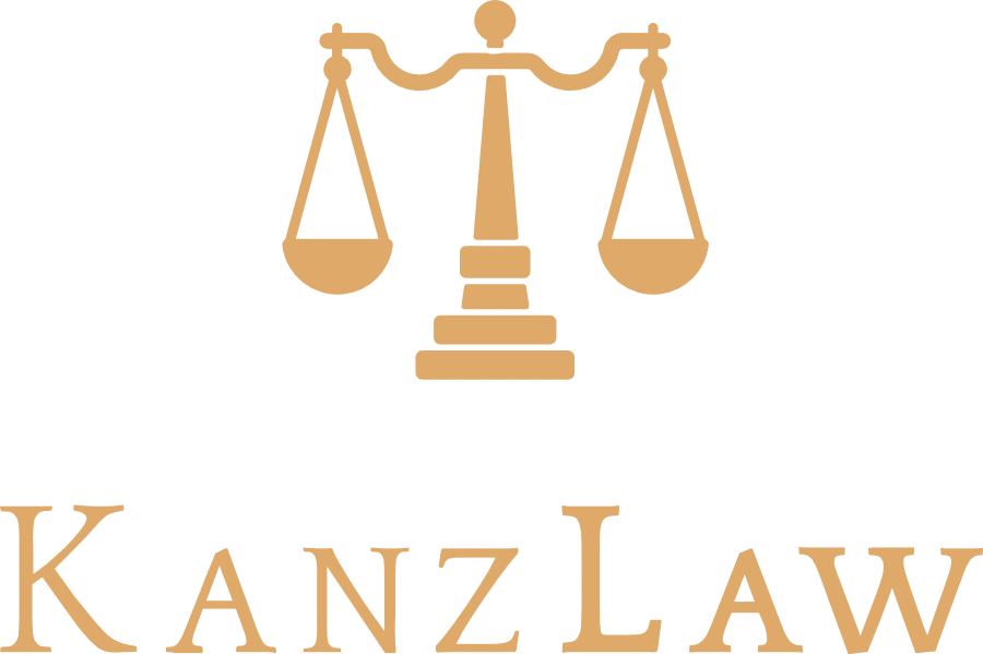 Kanzlaw Logo, Gold