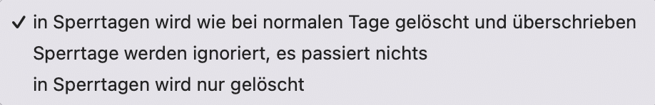 Tomedo Handbuch Kalender Schema Wochenweise Sperrtage Oesterreich